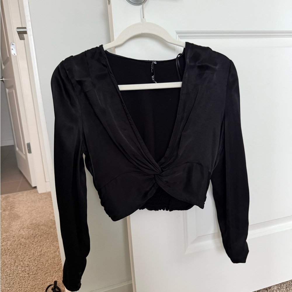 Elegant Black Women's Top
